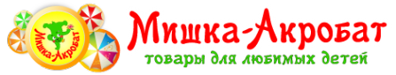 Логотип компании Мишка-акробат