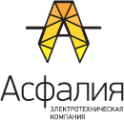 Логотип компании Асфалия